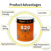 Lem Perekat Resin Viskositas Tinggi Tiger 820 untuk Isolasi Panas Termal, Saluran AC Sentral, Pipa Air