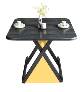 Table à manger pliable domestique en plein air table portable simple <span class=keywords><strong>location</strong></span> <span class=keywords><strong>maison</strong></span> carré petit appartement table à manger - Product Image 5