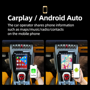 Lecteur DVD de voiture 8.4 pouces 8 cœurs Système de positionnement global multimédia Navigation pour <span class=keywords><strong>Lamborghini</strong></span> Huracan 2014-2018 - Product Image 4