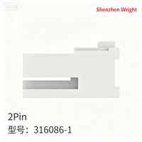 High Quality Original TE 316086-1 2Pin Male Wire-End 2.5mm Connector for Industrial Harness Connectors Accessories Terminals