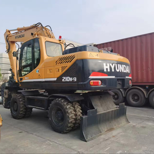 Original <b>Paint</b> Used Hyundai 210W-7 210W-9 21 ton Middle Size Excavator Second <b>Hand</b> Hyundai 210W R215W R220LC-9S Track Excavator - Product Image 1