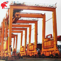 Grues portiques à pneus (RTG) certifiées CE de 50 tonnes, grue portique à pneus (RTG) de 30T et 40T pour les opérations en entrepôt de conteneurs