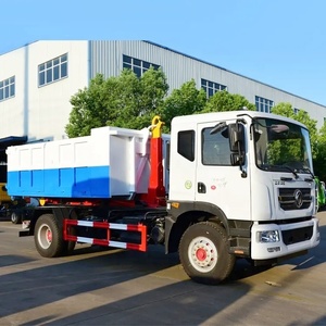 Camion benne à bras arrière diesel 6 roues neuf avec benne à conteneurs de 12 mètres cubes et moteur et boîte de vitesses - Product Image 1