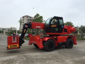 4 टन 4 टी 360 घुमाया <span class=keywords><strong>telehandler</strong></span> रोटरी <span class=keywords><strong>telehandler</strong></span> दूरबीन हैंडलर लोडर HNTR4015 15M उठाने की ऊँचाई के साथ - Product Image 3