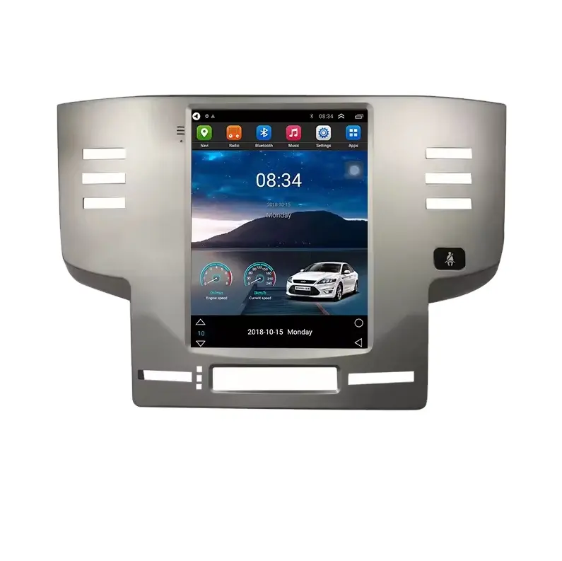 9.7 inch Android đài phát thanh Stereo Xe hệ thống đa phương tiện cho TOYOTA Reiz Mark x 2005-2009 Tesla phong cách xe DVD Máy nghe nhạc âm thanh