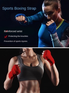 Bandages de boxe en coton en gros, bandes de protection pour les mains, bandages de sport pour le kick-boxing - Product Image 5