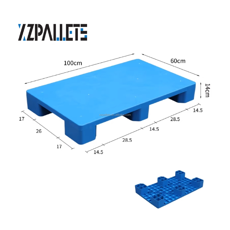1000x600mm Plastic Pallet Hdpe New Flat
