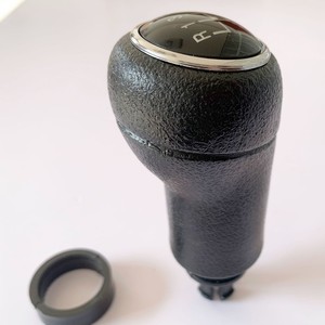 Car <b>Gear</b> <b>Knob</b> Leather Black 5 Speed Manual Transmission Shift <b>Knob</b> For Volkswagen Lavida - Product Image 3