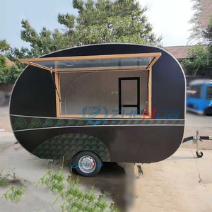 High Quality Mobile Hot Dog <b>Carts</b> Snack Dining Truck for Sale Street Quality Traction Trailer for <b>Candy</b> Food - Product Image 5