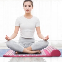 Tapis de yoga d'acupression en ABS, écologique, pour la thérapie sportive, avec housse personnalisable pour tous