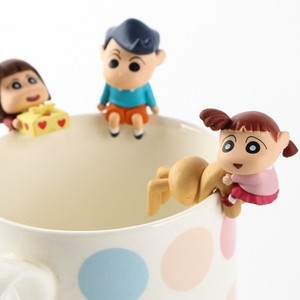 6 pièces/ensemble petit artisanat <span class=keywords><strong>Crayon</strong></span> Shin-chan Anime figurine ensemble jouets Collection modèle ornements cadeau tasse accessoires 3 ~ 5cm - Product Image 5