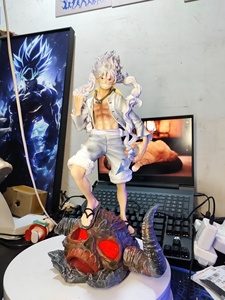 One Pieced <span class=keywords><strong>King</strong></span> Large Niutou Ghost Island 5 File Nika Lufei Ornements lumineux Modèle Boxed Action Figure - Product Image 6