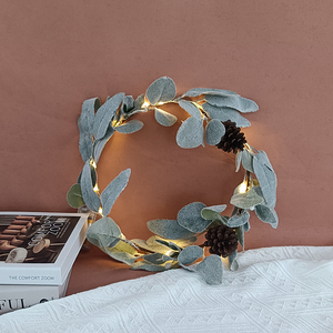 Guirlande <span class=keywords><strong>de</strong></span> Noël éclairée par LED pour les fêtes <span class=keywords><strong>de</strong></span> mariage Décoration murale <span class=keywords><strong>de</strong></span> fenêtre pour les fêtes <span class=keywords><strong>de</strong></span> fin d'année - Product Image 1