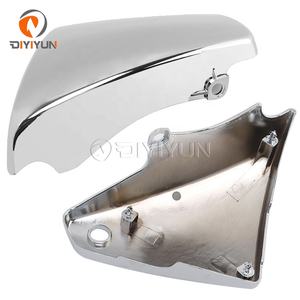 Precio al por mayor, piezas de motocicleta, cubierta de carenado lateral de batería cromada apta para <span class=keywords><strong>Kawasaki</strong></span> <span class=keywords><strong>Vulcan</strong></span> <span class=keywords><strong>900</strong></span> VN900 Classic <span class=keywords><strong>Custom</strong></span> 2006-2020 - Product Image 5