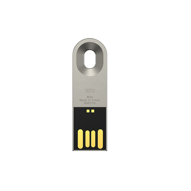 New Ultra Thin Metal USB Flash Drive with USB 2.0 Interface 32GB/64GB CE/FCC Certified 1-Year Warranty