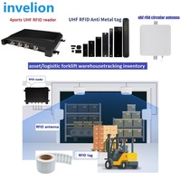 Étiquettes RFID UHF anti-métal similaires Confidex, longue portée 1-15 m, 915 MHz, 868 MHz, Impinj Monza4QT, EPC Gen2, ABS durable, étiquette RFID UHF métallique