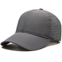Casquette de golf en polyester/coton, imperméable, séchage rapide, perforée, performance hydro, broderie 3D, unisexe ANSONYE