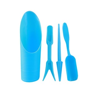 Herramientas para Suculentas, Juego de Jardinería de 4 Piezas, Mini Transplantador de Plástico, Perforador, Cuchara para Decoración de Superficies, para Jardinería Doméstica y Paisajismo - Product Image 5