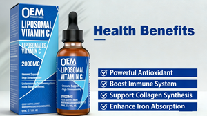 <span class=keywords><strong>Vitamine</strong></span> <span class=keywords><strong>C</strong></span> <span class=keywords><strong>liposomale</strong></span> |   Antioxydant et anti-âge |   Renforce l'immunité, favorise le métabolisme et la synthèse du collagène - Product Image 2