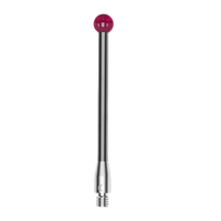 Sonde CMM à filetage M4, boule en rubis et aiguille de mesure en céramique de tungstène pour machine-outil