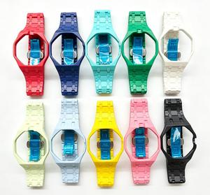 Cinturino per Orologio in Plastica Resistente Compatibile con Swatch X AP Serie Royal Pop, Colore Vivace, Morbido Cinturino Sostitutivo Stile Royal Oak - Product Image 1
