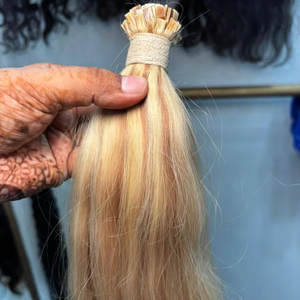 Extensiones de Cabello Natural con Punta Plana y Diferentes Texturas, Colección de la Mejor Calidad a Precio de Mayoreo - Product Image 1