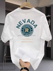 T-shirt a maniche corte da uomo per l'estate 2026, Nuova T-shirt per <span class=keywords><strong>Abbigliamento</strong></span> Uomo, <span class=keywords><strong>Abbigliamento</strong></span> di Tendenza di Marca di Alta Gamma per Uomo - Product Image 1