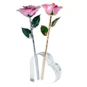 Custom Modern Heart Shaped Acrylic Vase Luxury Acrylic Flower Vase For Decorate Home Office