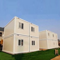 Maison préfabriquée en conteneur d'acier détachable 5/3 chambres, bureau à domicile