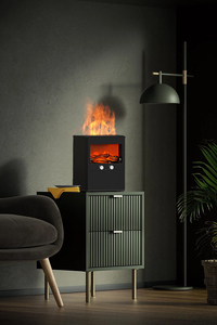 3L không dùng nước tự động tắt ngọn lửa màu gỗ tạo độ ẩm cho nhà & văn phòng Quà Tặng thiết kế mới mô phỏng than ánh sáng khuếch tán hương thơm - Product Image 4