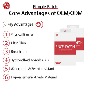 12 Pcs Transparent Silicone Hydrocolloid Acne <strong>Patches</strong> <strong>for</strong> Face &amp; Skin CE Certified Acne Treatment - Product Image 1