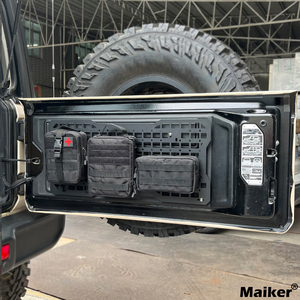 【米国倉庫より即納】Maiker製 ジープ ラングラー JK JL用 テールゲート タクティカル MOLLEパネル テールゲートツール収納アクセサリー - Product Image 2
