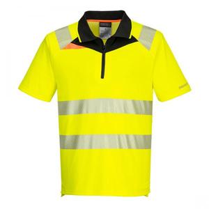 PORTWEST - DX412YBR4XL DX4 Polo à manches courtes jaune/noir haute visibilité-EAN 5036108374922 HI-VIS WORKWEAR - Product Image 1