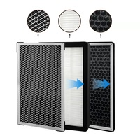 Purificateur d'air avec filtre HEPA en métal, haute efficacité, charbon actif multicouche, pour usage résidentiel et hôtelier, système de filtration pour bassin à poissons