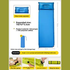 Автоматический надувной матрас для кемпинга, портативный надувной матрас для дома, влагостойкий коврик для сна - Product Image 6