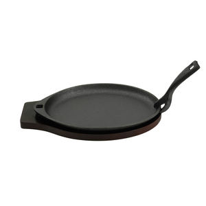 เตาปิ้งย่างสเต็กเหล็กหล่อพร้อมฐานไม้ ราคาโรงงาน รับทำโลโก้ตามสั่ง - Product Image 5