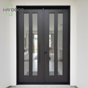 Puertas Dobles de Madera para Entrada Principal, Diseño Original, Impermeables, para Apartamentos y Oficinas - Product Image 2