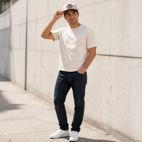 Casquette de baseball unisexe bicolore crème et bordeaux, à visière plate, six panneaux, structurée, réglable, avec logo brodé personnalisé