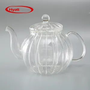 กาน้ำชาแก้วลายทางแบบเป่ามือ,ขายตรงจากโรงงานประเทศจีน1