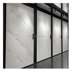 Planche latérale en pierre frittée grise, <span class=keywords><strong>dalle</strong></span> de porcelaine 1200x2800mm, aspect <span class=keywords><strong>béton</strong></span>, aspect pierre, carrelage en porcelaine antidérapant, pierre frittée - Product Image 3