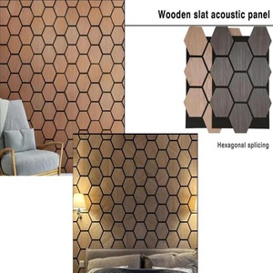 Vente directe d'usine Panneau <span class=keywords><strong>à</strong></span> lattes acoustiques Akupanel Panneau Aku en bois Panneaux muraux <span class=keywords><strong>à</strong></span> lattes écologiques Akupanels pour hôtel - Product Image 4