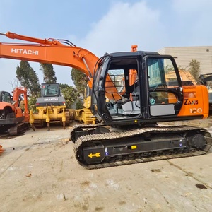 Excavatrice sur chenilles Hitachi d'occasion de 12 tonnes ZX120, équipement de construction lourd, moteur, boîte de vitesses, pompe, roulement, PLC d'origine - Japon - Product Image 5