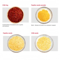 Poudre de piment jaune de haute qualité, brute, séchée par procédé AD