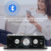 Amplificateur de puissance miniature Creatall AK-270 12V 2*20W pour système audio de cinéma maison, son HIFI, accessoire électronique sans fil BT