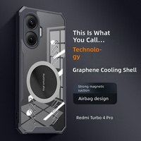 Casing Ponsel TPU Pendingin untuk Redmi Turbo 5 Max/4/3 dengan Desain Hewan dan Daya Tarik Magnetik