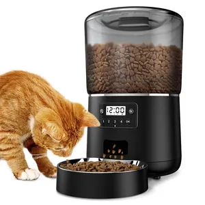 4L Automatic Cat Feeder WIFI Smart Pet Food Dispenser For Dry Food Dog Kibble Dispenser With Dry Box