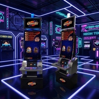 Borne d'arcade verticale personnalisée en usine, à monnayeur, design de luxe, machine de jeu d'adresse, OEM/ODM, construction métallique, paiement par billet