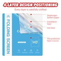 Film hydrogel EPU OEM transparent mat résistant pour écran incurvé souple, matériau haute viscosité