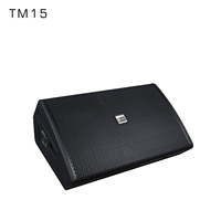 TM15 Enceinte de monitoring de scène passive 2 voies 15 pouces 600W RMS 130dB SPL max en contreplaqué pour sonorisation live