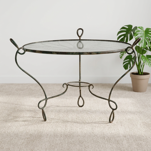 Mesa de centro de metal de diseño único de latón AK con mesa de centro interior tradicional con acabado antiguo para muebles de restaurante - Product Image 3